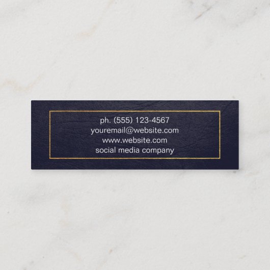 抽象芸術(ばちゃばちゃ)跳ねる |写真 スキニー名刺 (裏面)