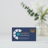 抽象芸術·アイガン·スコープ·プライベート調査員 名刺 (スタンド正面)