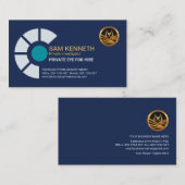 抽象芸術·アイガン·スコープ·プライベート調査員 名刺 (正面/裏面)