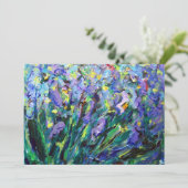 抽象芸術「アイリス」招待状 招待状 (スタンド正面)