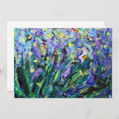 抽象芸術「アイリス」招待状 招待状 (正面/裏面)