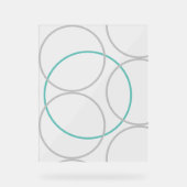 抽象芸術 アクリルサイン (正面)