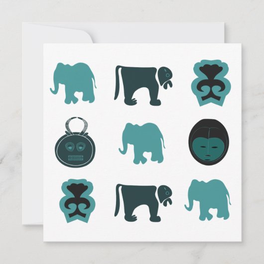 抽象芸術・アフリカ部族美術 (正面)