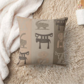 抽象芸術・アフリカ部族美術 クッション (ブランケット)