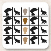 抽象芸術・アフリカ部族美術 コースター (正面)