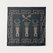 抽象芸術・アフリカ部族美術 タペストリー (正面)