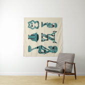 抽象芸術・アフリカ部族美術 タペストリー (インサイチュ(横))