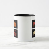 抽象芸術・アフリカ部族美術 マグカップ (中央)