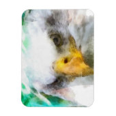 抽象芸術・アメリカン・ハゲワシ マグネット (縦)