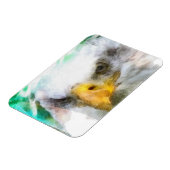 抽象芸術・アメリカン・ハゲワシ マグネット (左側)