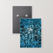 抽象芸術・アートワークのイメージを含む長方形のピン。 缶バッジ (正面/裏面)