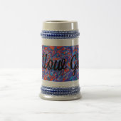 抽象芸術・アート・ウィロー・グレンの大きな文字 ビールジョッキ (中央)