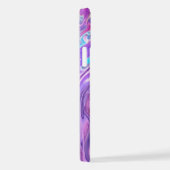 抽象芸術・アート・テクスチャー・シェイプ・パターン iPhoneケース (右側面)