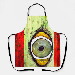 抽象芸術 エプロン