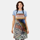 抽象芸術 エプロン (着用した状態)