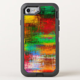 抽象芸術 オッターボックスディフェンダーiPhone SE/8/7 ケース