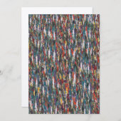 抽象芸術・オディロン・レドンズブーケ サンキューカード (正面/裏面)