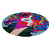 抽象芸術 カッティングボード (角)