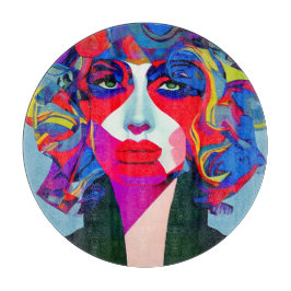 抽象芸術 カッティングボード