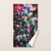 抽象芸術,カラフルパターン,明るさエレガントい バスタオルセット (ハンドタオル)