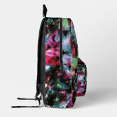 抽象芸術,カラフルパターン,明るさエレガントい プリントバックパック (左)
