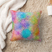 抽象芸術 カラフル クッション (ブランケット)