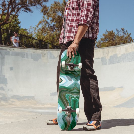 抽象芸術 カラフル スケートボード (室外2)