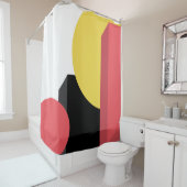 抽象芸術,カラフル,モダン,シンプル,鮮やかデザイン シャワーカーテン (インサイチュ)