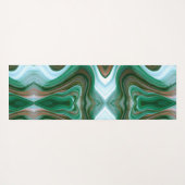 抽象芸術 カラフル ヨガマット (裏面(横))