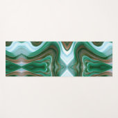 抽象芸術 カラフル ヨガマット (正面(横))