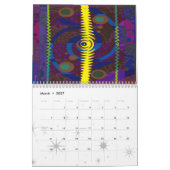 抽象芸術 カレンダー (3月 2027)