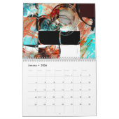 抽象芸術 カレンダー (1月 2026)