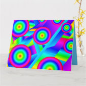 抽象芸術 カード (黄色い花)