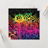 抽象芸術 カード (正面/裏面インサイチュ)