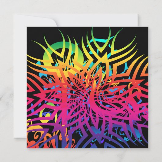 抽象芸術 カード (正面)