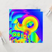 抽象芸術 カード (正面/裏面インサイチュ)