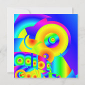 抽象芸術 カード (裏面)