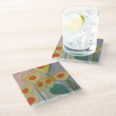 抽象芸術 ガラスコースター (アングル)