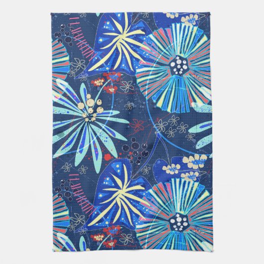 抽象芸術 キッチンタオル (縦)