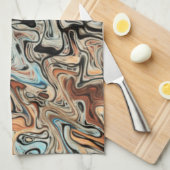 抽象芸術 キッチンタオル (四つ折り)
