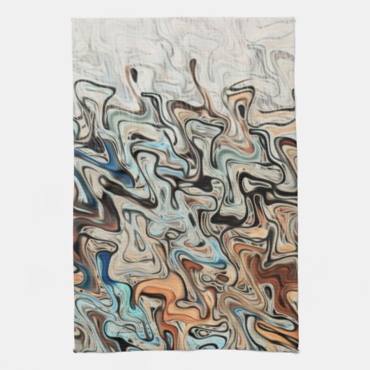 抽象芸術 キッチンタオル (縦)