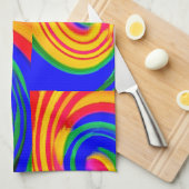 抽象芸術 キッチンタオル (四つ折り)