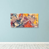 抽象芸術 キャンバスプリント (インサイチュ (ウッドフロア))