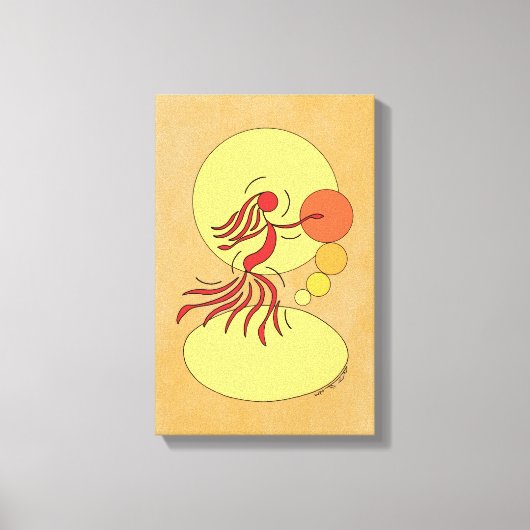 抽象芸術 キャンバスプリント (正面)