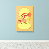 抽象芸術 キャンバスプリント (インサイチュ (ウッドフロア))