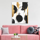 抽象芸術 キャンバスプリント (インサイチュ (リビング))