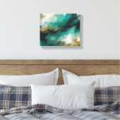 抽象芸術 キャンバスプリント (インサイチュ (寝室))