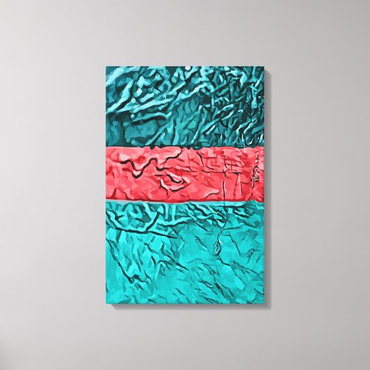 抽象芸術 キャンバスプリント (正面)