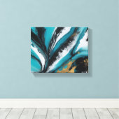 抽象芸術 キャンバスプリント (インサイチュ (ウッドフロア))