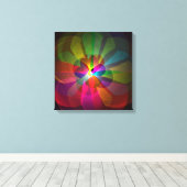 抽象芸術 キャンバスプリント (インサイチュ (ウッドフロア))